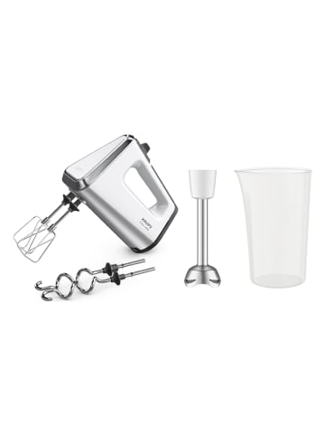 Krups Handmixer "3 Mix 9000" met accessoires zilverkleurig