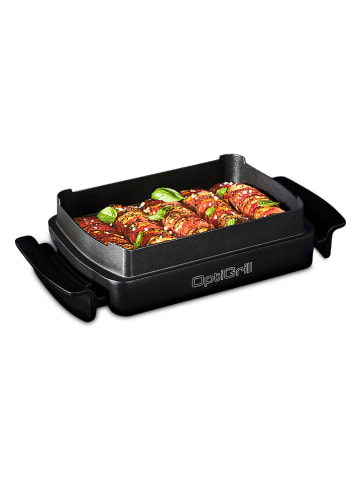 Tefal Grill stoÅ‚owy "OptiGrill+" w kolorze srebrno-czarnym