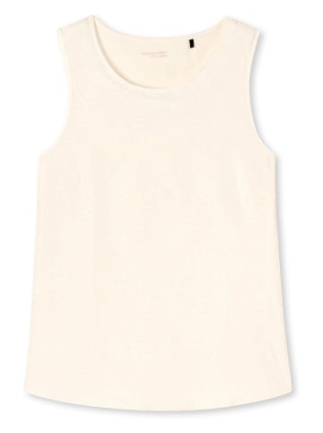 Schiesser Koszulka piżamowa w kolorze kremowym