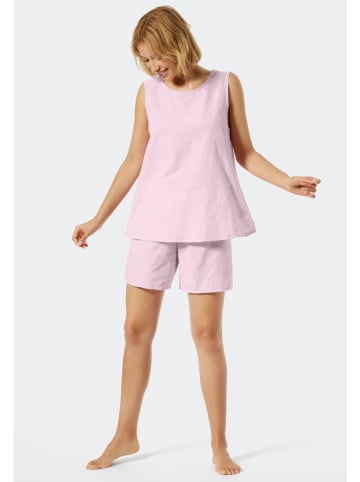 Schiesser Koszulka piżamowa w kolorze jasnoróżowym
