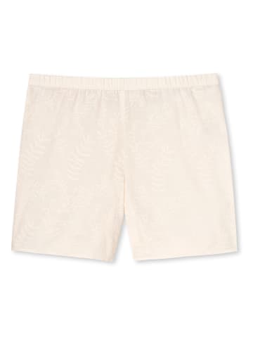 Schiesser Pyjama-Shorts in Creme
