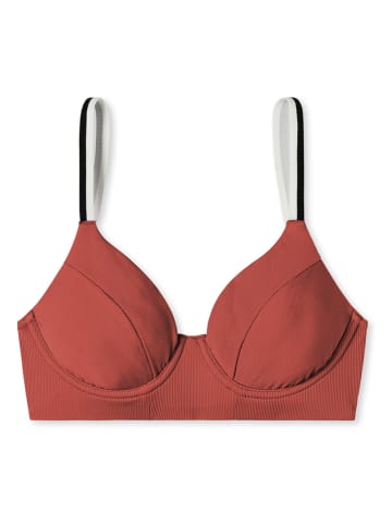 Schiesser Biustonosz bikini w kolorze czerwonobrązowym