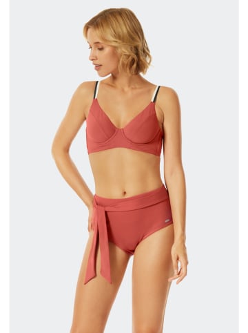 Schiesser Bikini-Hose in Rotbraun
