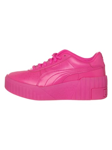 Puma Sneakersy "Cali Wedge" w kolorze różowym