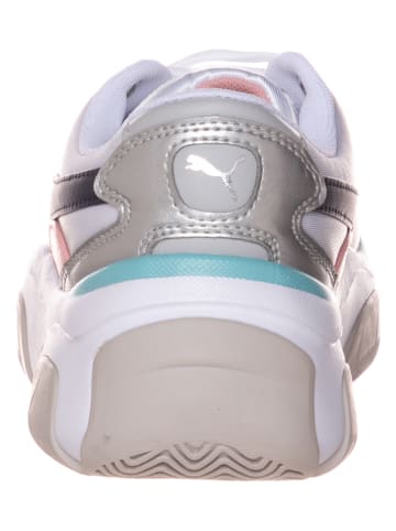 Puma Sneakers "Storm. Y Metallic" in Weiß/ Beige