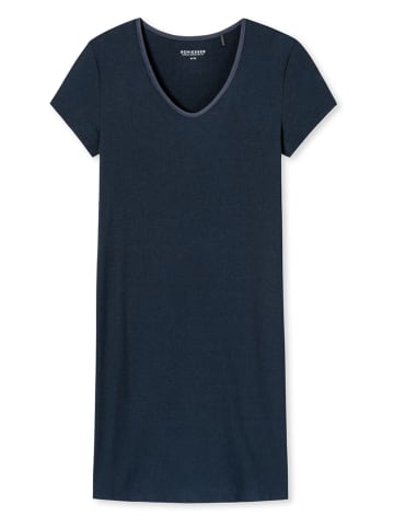 Schiesser Nachthemd donkerblauw