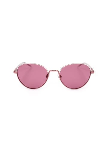 Moschino Damskie okulary przeciwsłoneczne w kolorze różowozłotym
