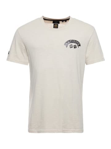 Superdry Shirt "Crossing Lines" crème