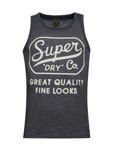 Superdry Top "Workwear Graphic " w kolorze ciemnoszarym