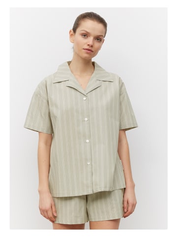Marc O´Polo Beachwear Koszula piżamowa w kolorze jasnozielonym