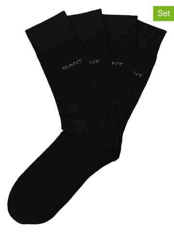 Gant 4-delige set: sokken zwart
