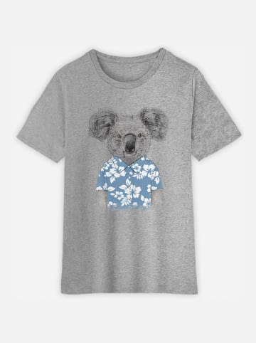 WOOOP Koszulka "Summer koala" w kolorze szarym