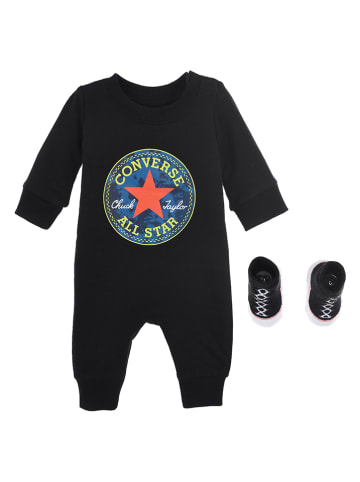 Converse 3tlg. Outfit in Schwarz