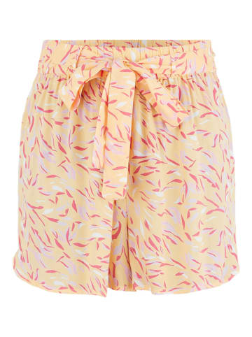 Pieces Short geel/roze