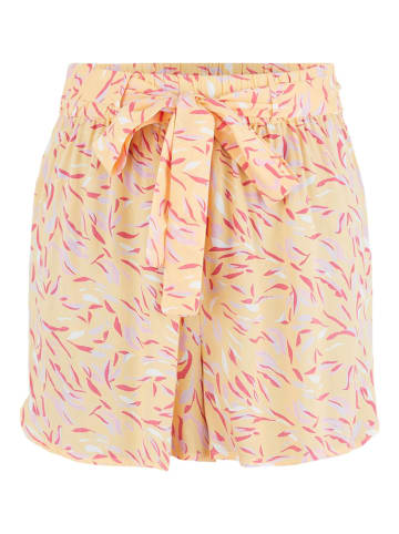 Pieces Shorts in Gelb/ Pink