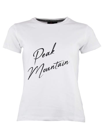 Peak Mountain Koszulka w kolorze biaÅ‚ym