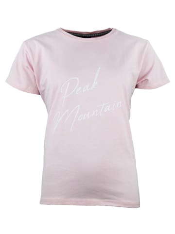 Peak Mountain Koszulka w kolorze jasnorÃ³Å¼owym