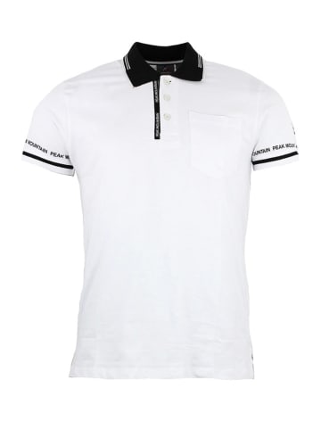 Peak Mountain Koszulka polo w kolorze białym