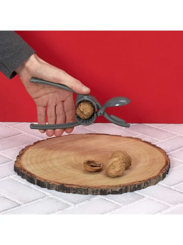 COOK CONCEPT Dziadek do orzechów w kolorze srebrnym - dł. 17,5 cm