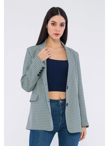 GIORGIO DI MARE Blazer zwart/groen/meerkleurig