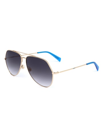 Levi´s Męskie okulary przeciwsłoneczne w kolorze złoto-niebieskim