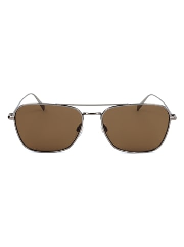 Levi´s Męskie okulary przeciwsłoneczne w kolorze srebrno-brązowym