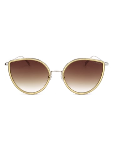 Levi´s Damen-Sonnenbrille in Silber-Gelb/ Hellbraun
