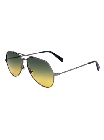 Levi's Herren-Sonnenbrille in Silber/ Grün-Gelb