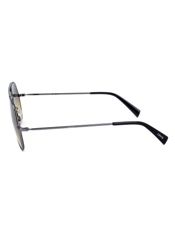 Levi's Herren-Sonnenbrille in Silber/ Grün-Gelb