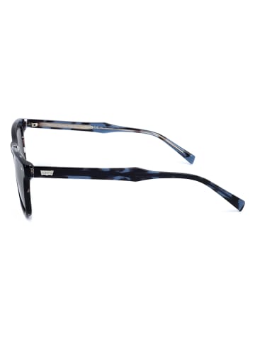 Levi's Męskie okulary przeciwsłoneczne w kolorze szaro-niebieskim