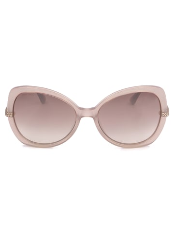 Jimmy Choo Damskie okulary przeciwsłoneczne w kolorze cielisto-jasnobrązowym