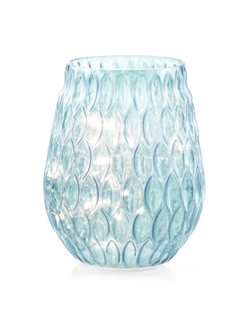 Amelia Home Świecznik LED w kolorze jasnoniebieskim  - Ø 14 cm