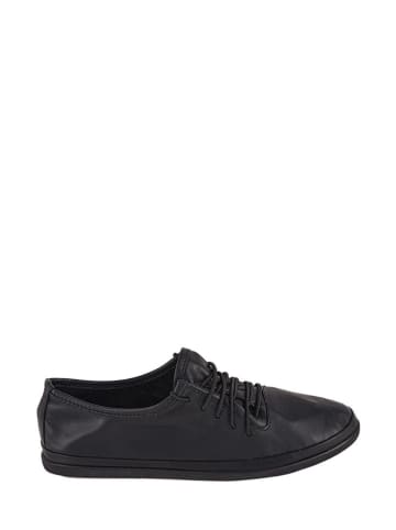 Lizza Shoes Skórzane sneakersy w kolorze czarnym
