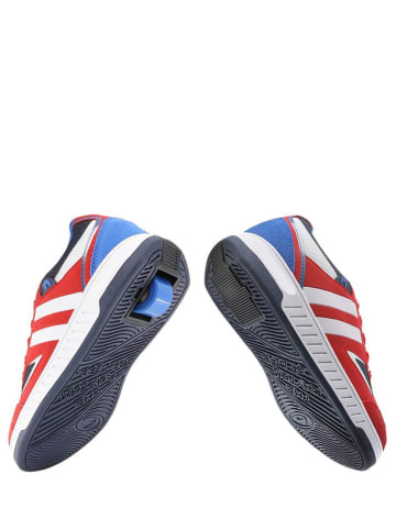Breezy Rollers Sneakers mit Rollen in Rot/ Blau