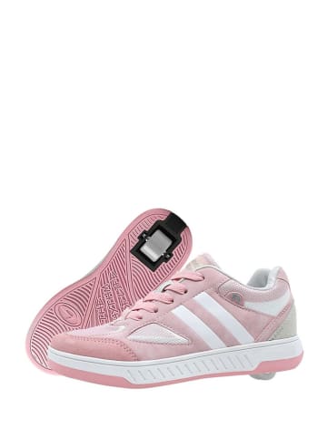 Breezy Rollers Sneakersy w kolorze jasnoróżowym z rolkami