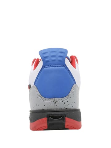 Breezy Rollers Sneakers wit/grijs/rood