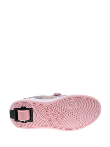 Breezy Rollers Sneakers zilverkleurig/roze