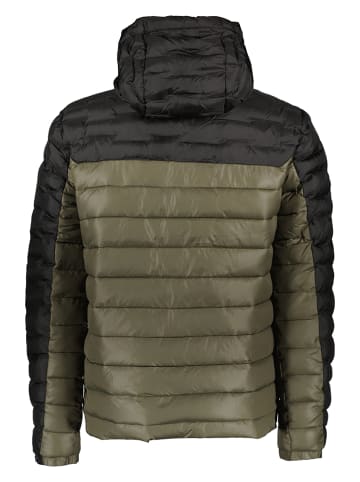 Superdry Steppjacke in Schwarz/ Khaki