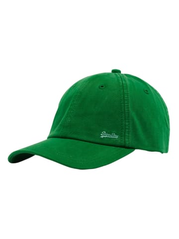 Superdry Czapka w kolorze zielonym