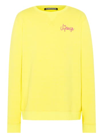 Chiemsee Sweatshirt "Paulio" in Gelb