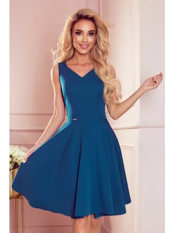 numoco Kleid in Grün/ Blau