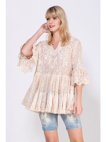 Peace & Love Tuniek crème