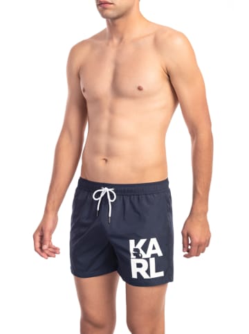 Karl Lagerfeld Zwemshort donkerblauw