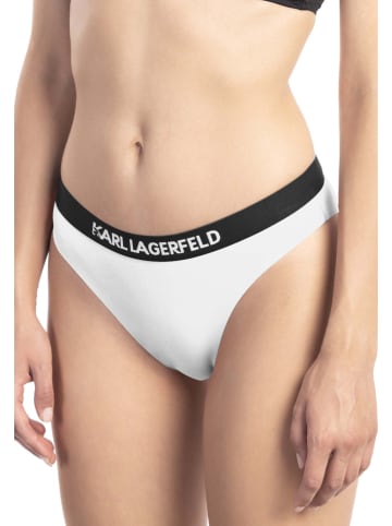 Karl Lagerfeld Bikini-Hose in Weiß