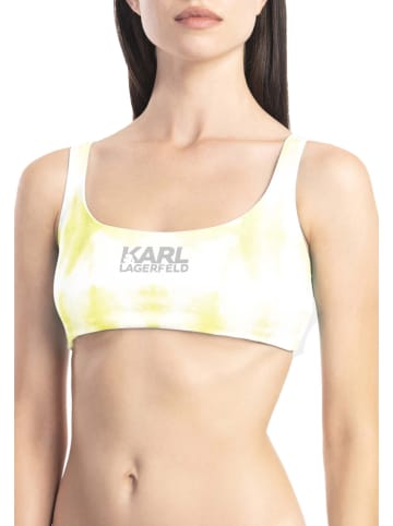 Karl Lagerfeld Bikini-Oberteil in Gelb