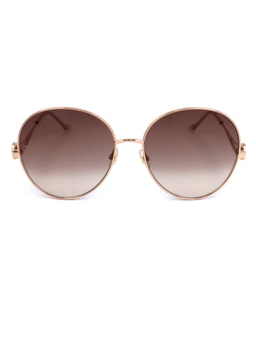 ELIE SAAB Dameszonnebril goudkleurig/lichtbruin
