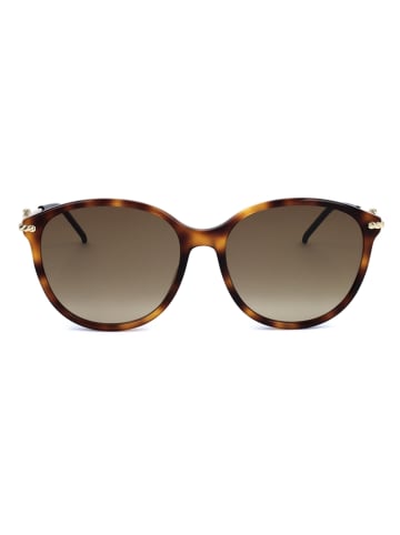 ELIE SAAB Dameszonnebril bruin-goudkleurig/kaki