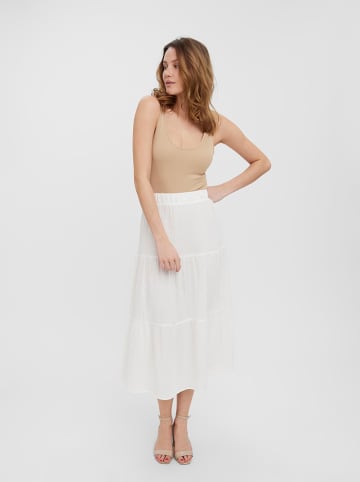 Vero Moda Spódnica "Natali" w kolorze białym
