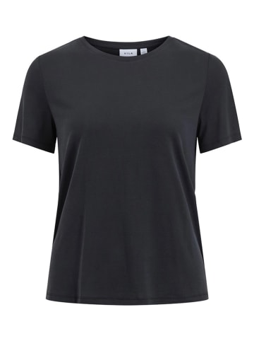 Vila T-shirt w kolorze czarnym