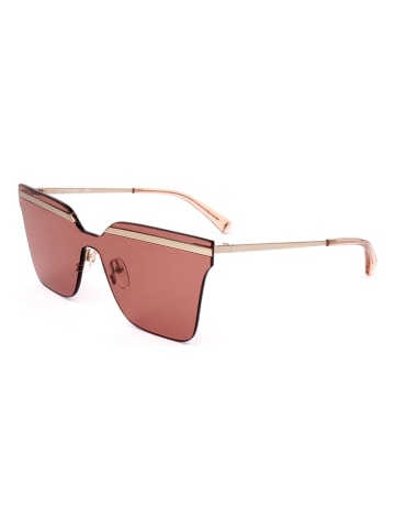 Longchamp Damskie okulary przeciwsłoneczne w kolorze złoto-jasnobrązowym